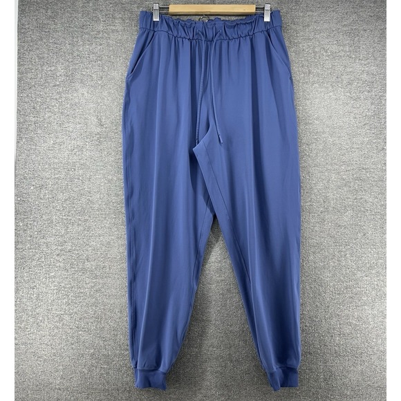 lululemon athletica Pants - Lululemon Keep Moving Jogger Women Size 12 Light Blue Activewear Drawstrings